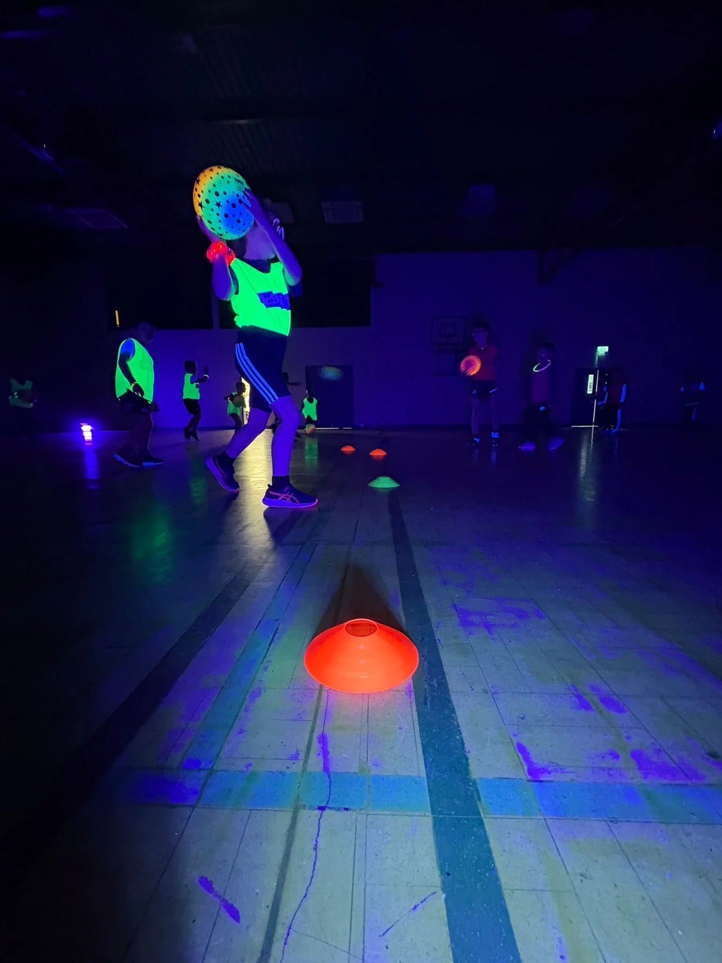 Neon Glow Sports Party