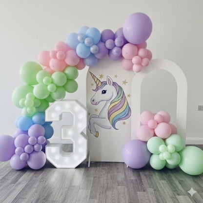 Themed Backdrops and Balloons